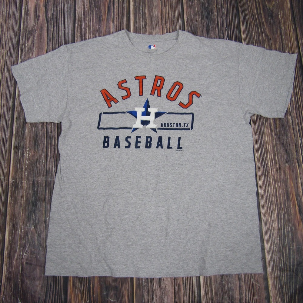 Houston Astros Shirt Mens Large MLB Baseball Tee Houston TX Genuine Merchandise
